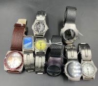 A selection of eight wristwatches by Storm, various styles, conditions and ages.