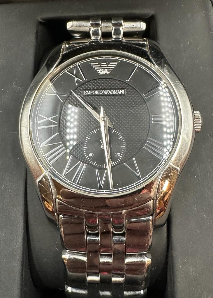 Emporio Armani boxed Gents watch, boxed with papers - Image 2 of 4