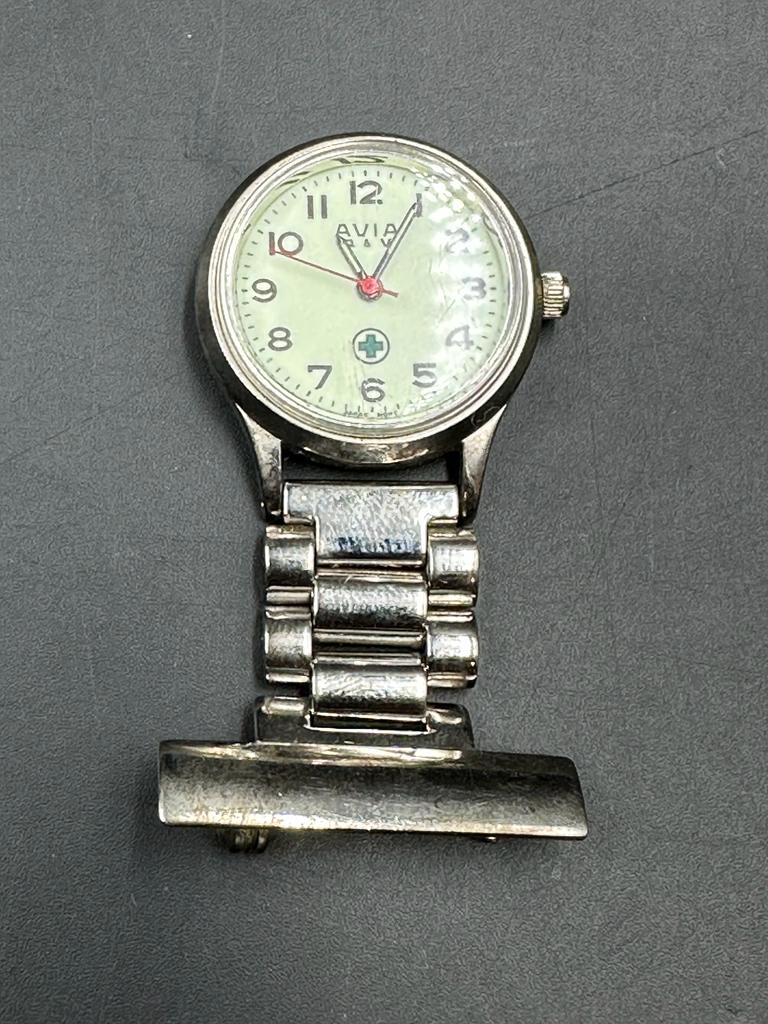An Aviva nurses fob pin fastening watch - Image 2 of 3