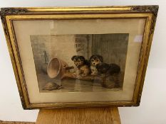 A print "Puppies for Sale"