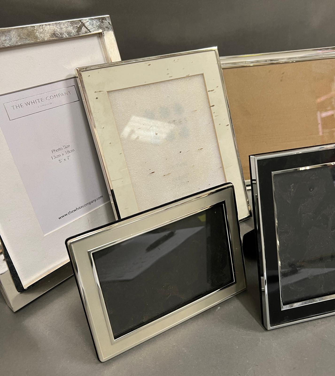 Nine silver plate picture frames - Image 2 of 3