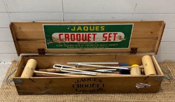 A vintage Jaques London croquet set commission for Harrod's Store