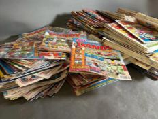 A large quantity of Dandy comics, various ages