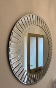 A Mondello circular mirror (Dia90cm)
