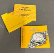 Breitling warranty booklets