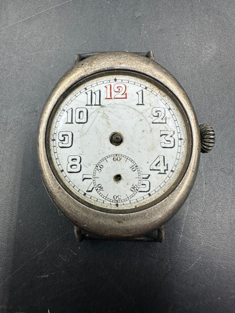 A silver pocket watch and a silver wrist watch both marked 925. Both AF - Image 8 of 9