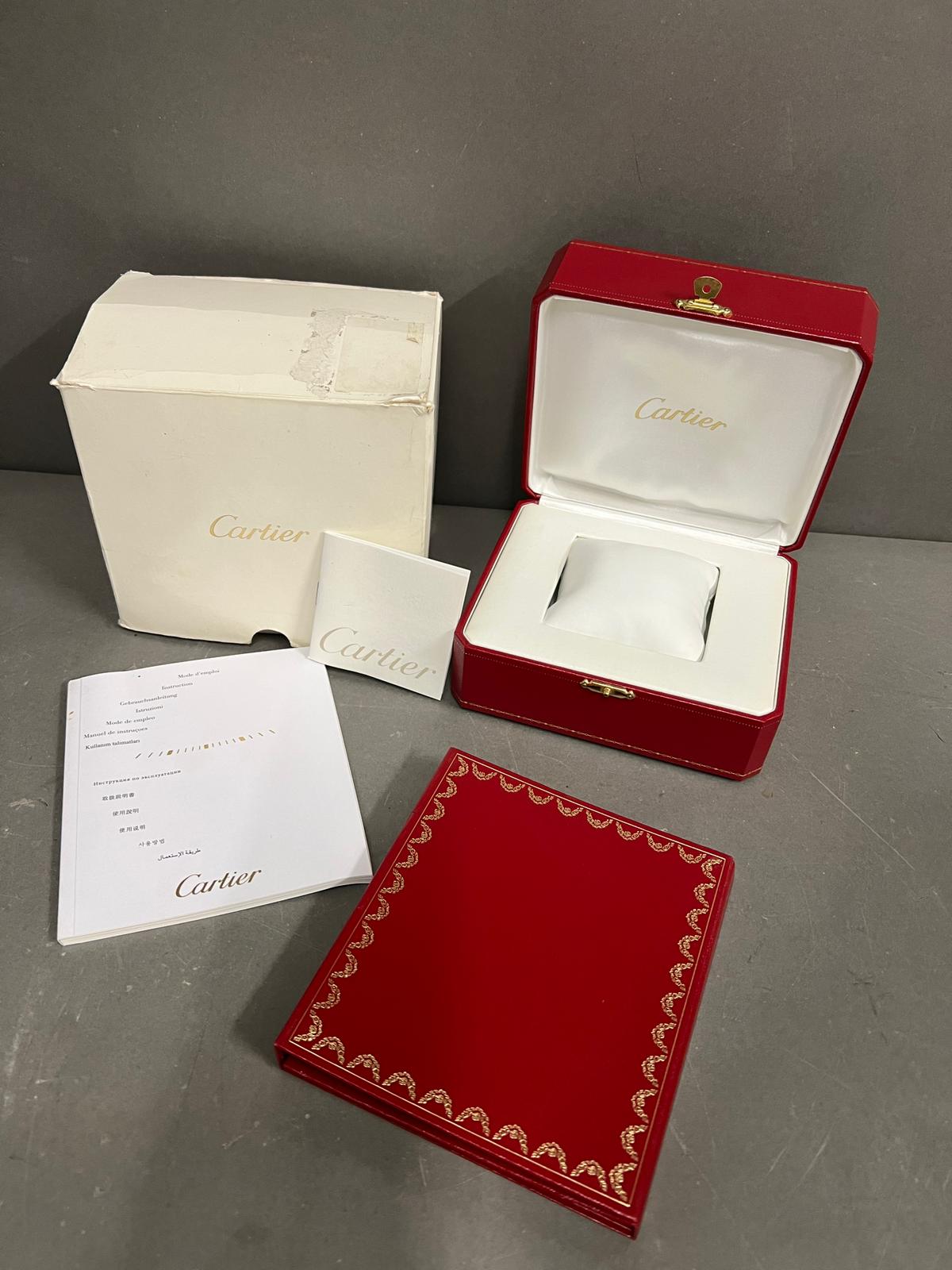 A Cartier watch box with booklet, cd and outer box - Image 3 of 4
