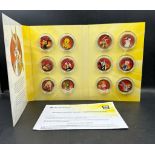 A boxed set Loony Tunes Official Commemorative medals