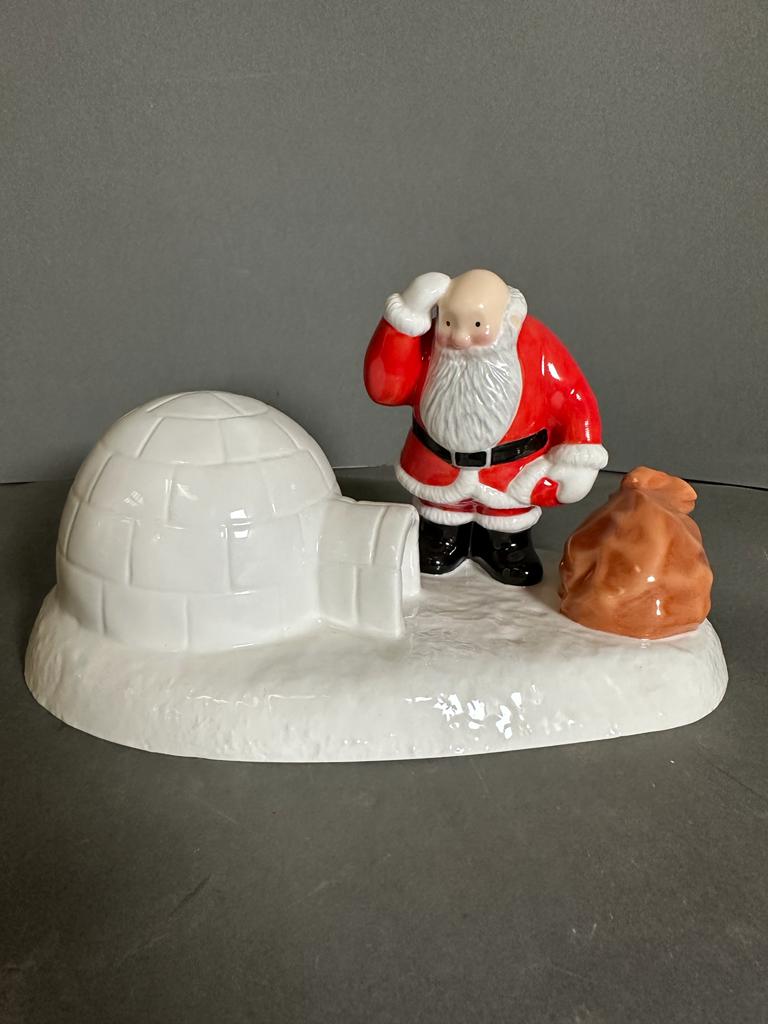 Four Coalport "Raymond Brigg" father christmas figures to include "Almost There", "All Hime - Image 3 of 5