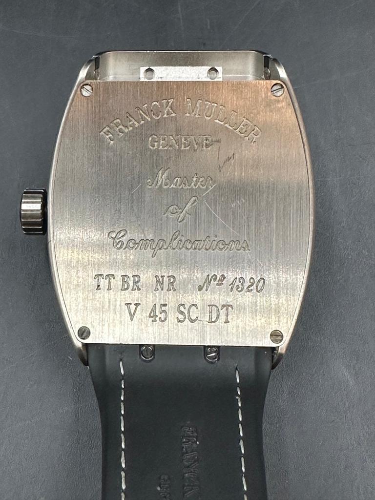 A Franck Muller Vanguard wristwatch, leather bracelet AF - Image 5 of 5