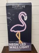 A Neon LED wall light