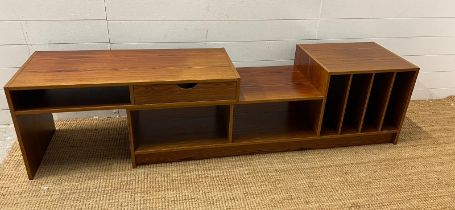 A Swedish Mid Century media/sideboard unit (H50cm W145cm D42cm)