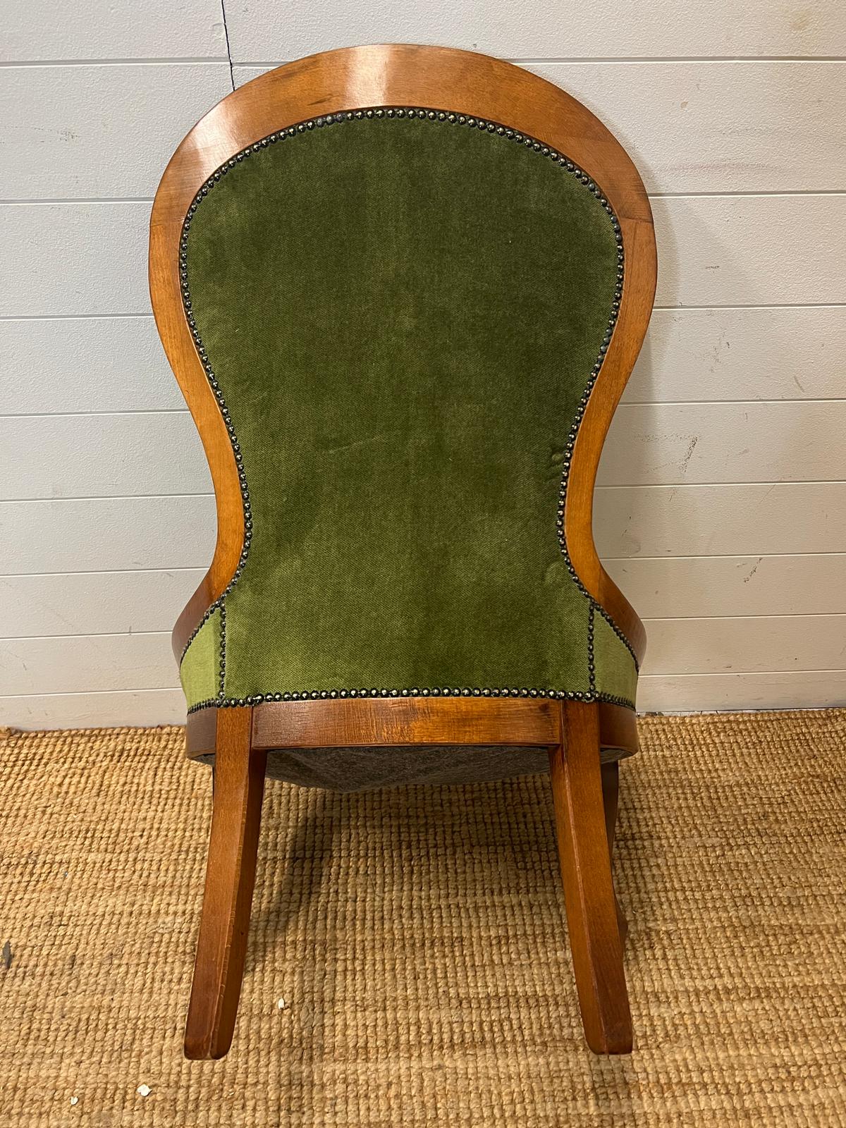 A Victorian mahogany frame chair - Image 3 of 5
