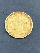A 1879 Gold sovereign
