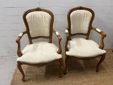 A pair of Louis style chairs