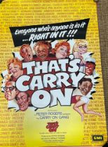 Studio canal Film posters undistributed "That Carry On" one sheet poster