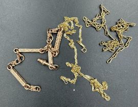 A selection of AF 9ct gold jewellery (Approximate Total weight 23.5g)