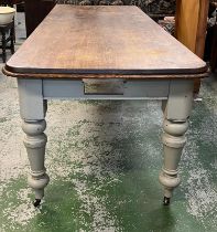 A large farmhouse table (H80cm W244cm D92cm)