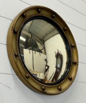 A regency style gilt mirror