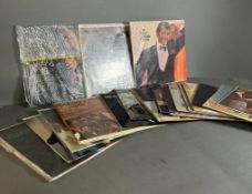 A selection of vinyl lps to include Dean Martin, Sinatra etc