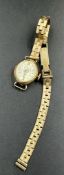 A 9ct gold AF Ladies watch by Accurist (Approximate Total weight 14.5g)