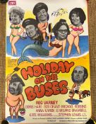 Studio canal Film posters undistributed "Holiday on the Buses " one sheet poster