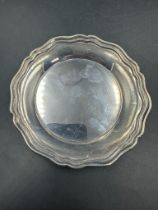 A silver hallmarked pin tray for Birmingham approximate weight 56g.
