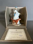 Royal Worcester 'Felicity' porcelain figure boxed and with certificate