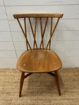 A Mid Century Ercol Shalstone candlestick dining chair