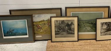 A selection of Hunting and Racing prints