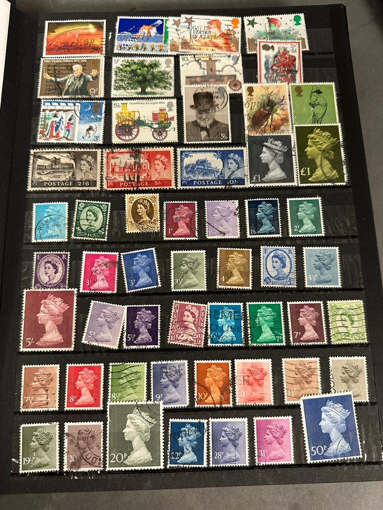 A selection of four albums of UK and World stamps, various countries and ages - Image 3 of 11