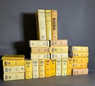 A large selection of Wisden cricketers almanack