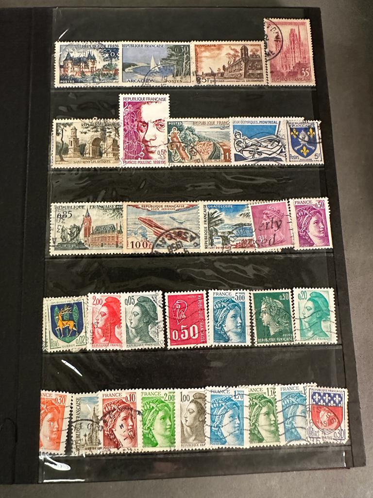 A selection of four albums of UK and World stamps, various countries and ages - Image 9 of 11