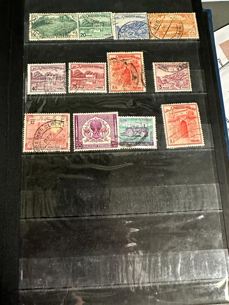 A selection of four albums of UK and World stamps, various countries and ages - Image 11 of 11