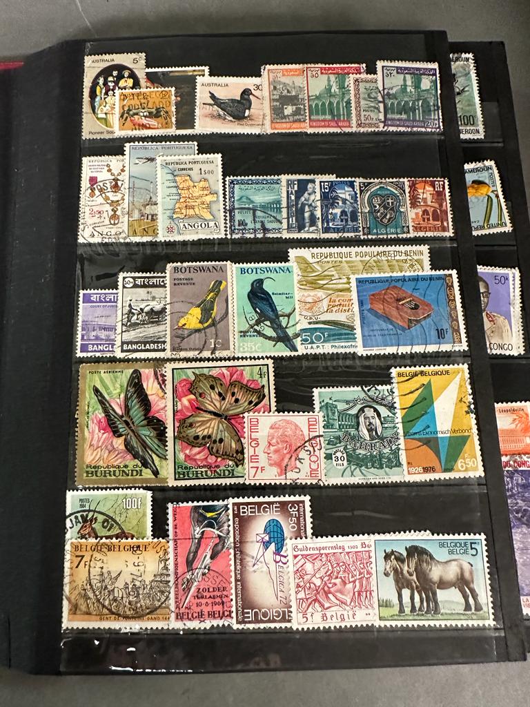 A selection of four albums of UK and World stamps, various countries and ages - Image 6 of 11