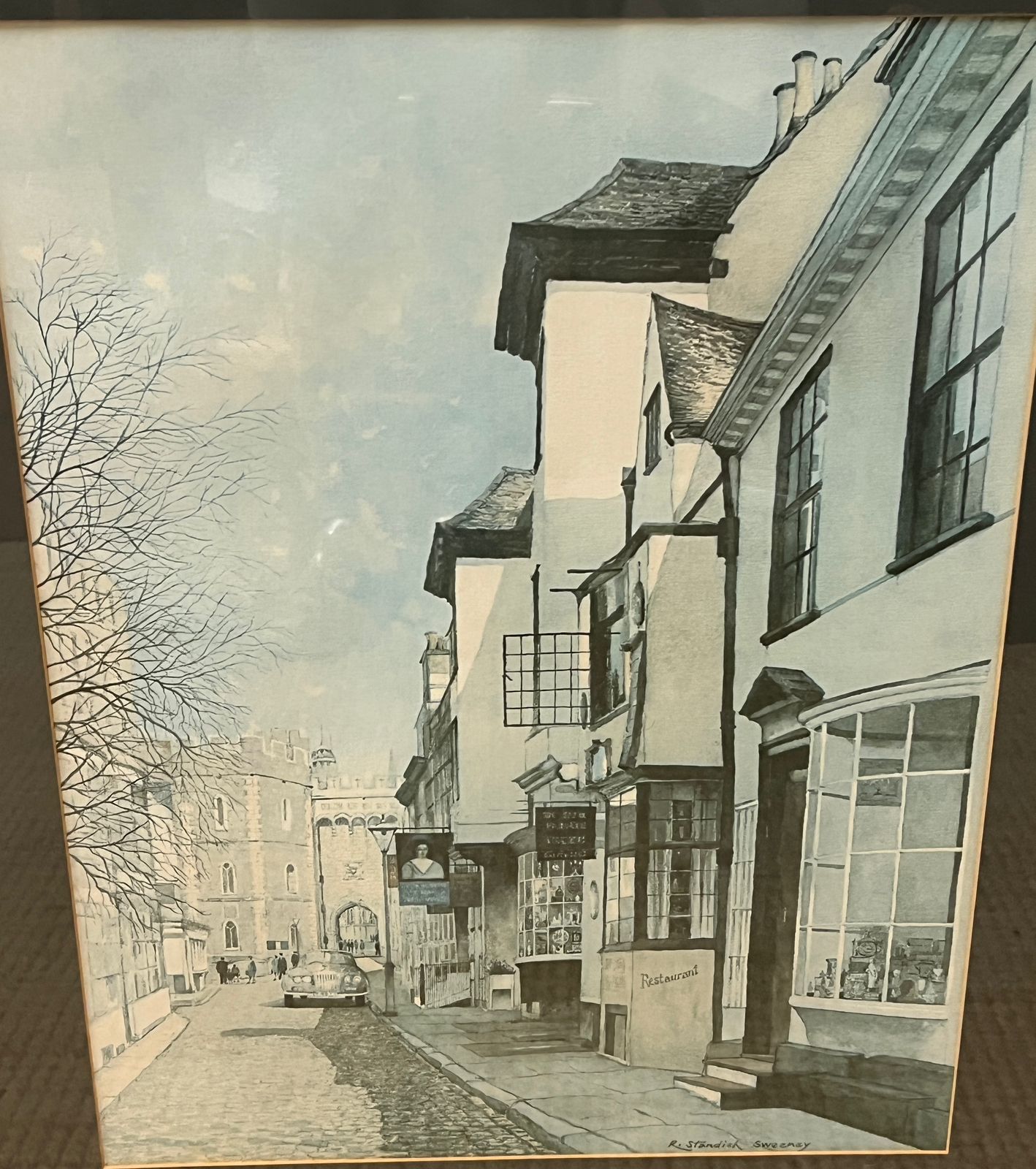 A pair of Windsor street scene prints 64cm x 80cm - Image 2 of 3