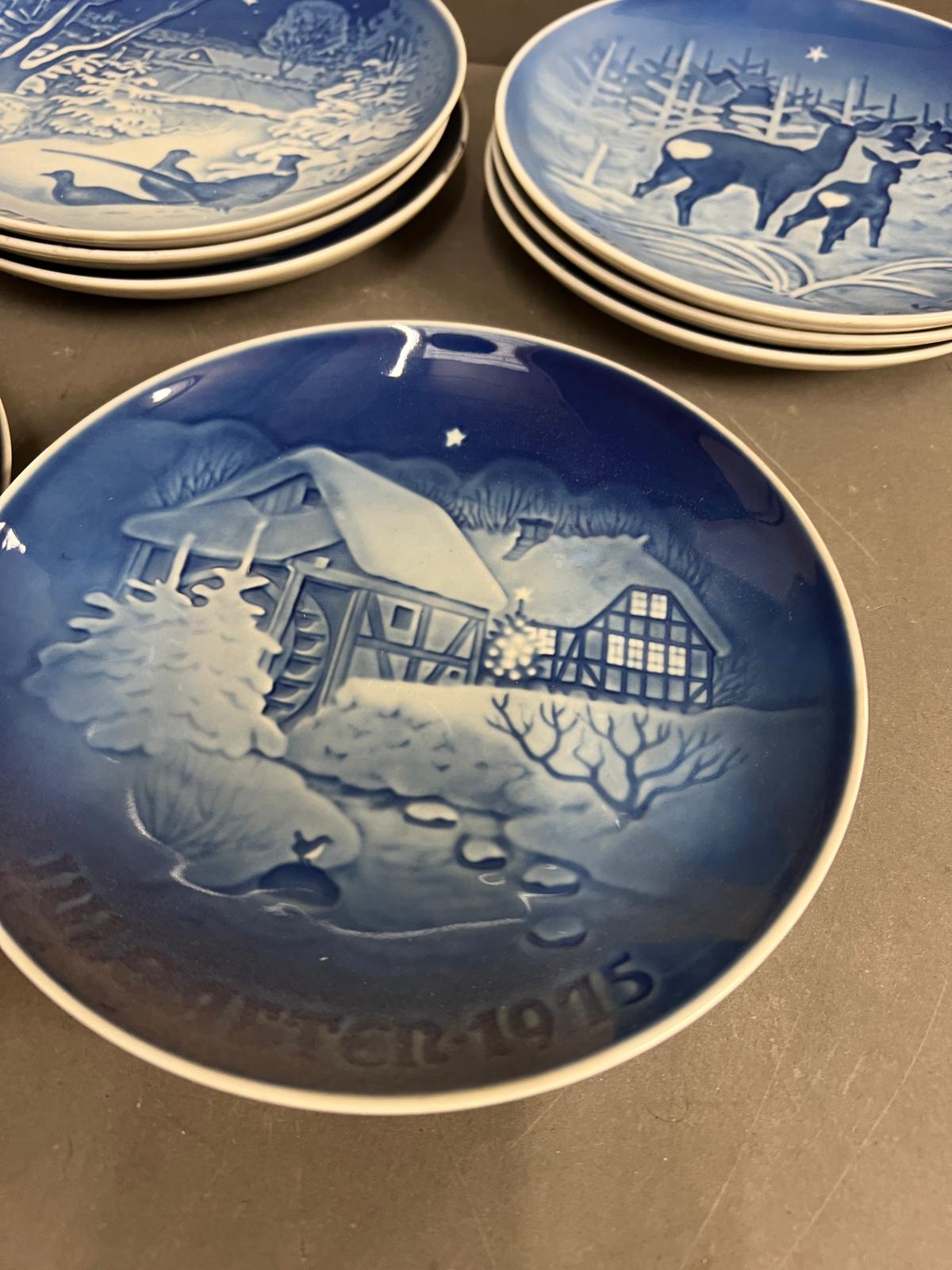 Thirteen Copenhagen porcelain Christmas plates - Image 2 of 3