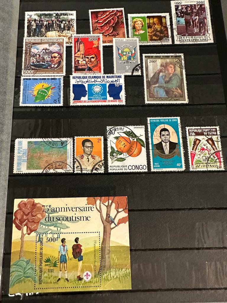 A selection of four albums of UK and World stamps, various countries and ages - Image 2 of 11