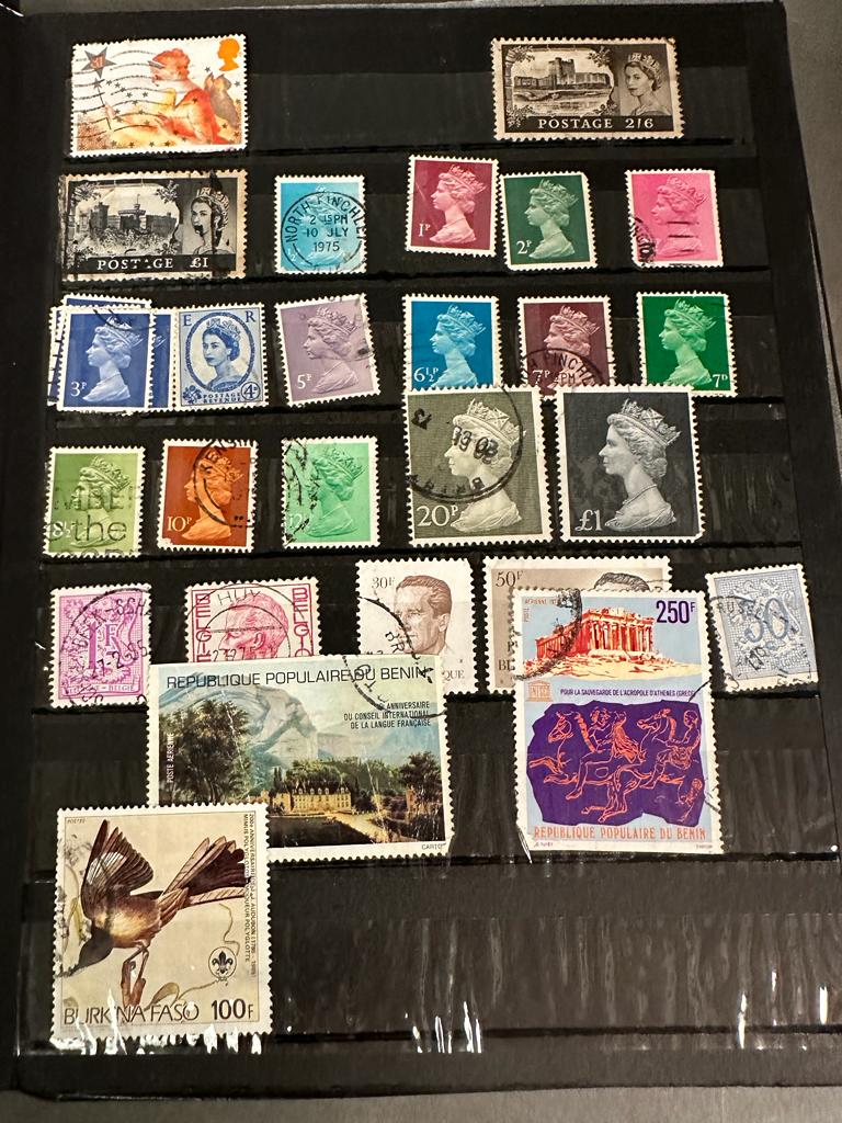 A selection of four albums of UK and World stamps, various countries and ages - Image 4 of 11