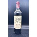 A single bottle of Chateau Grand Puy Lacoste Pauillac 2006