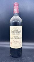 A single bottle of Chateau Grand Puy Lacoste Pauillac 2006