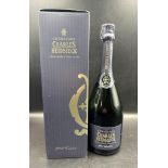 A bottle of Charles Heidsieck Brut Reserve champagne