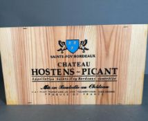 Sealed Box of Chateau Hostens-Picant, Saint Foy Bordeaux (Two Bottles)