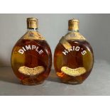 Two vintage "Dimple" bottles of Haigs whisky