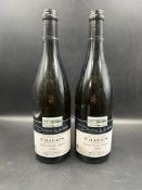 Two Bottles of 2016 Chablis Cuvee Vieilles Vigner Domaine de la Motte