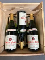 Six Bottles of Domaine J A Ferret Pouilly-Fuisse wine