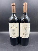 Two Bottles of Clos Cantenac St Emilion Grand Cru 2015