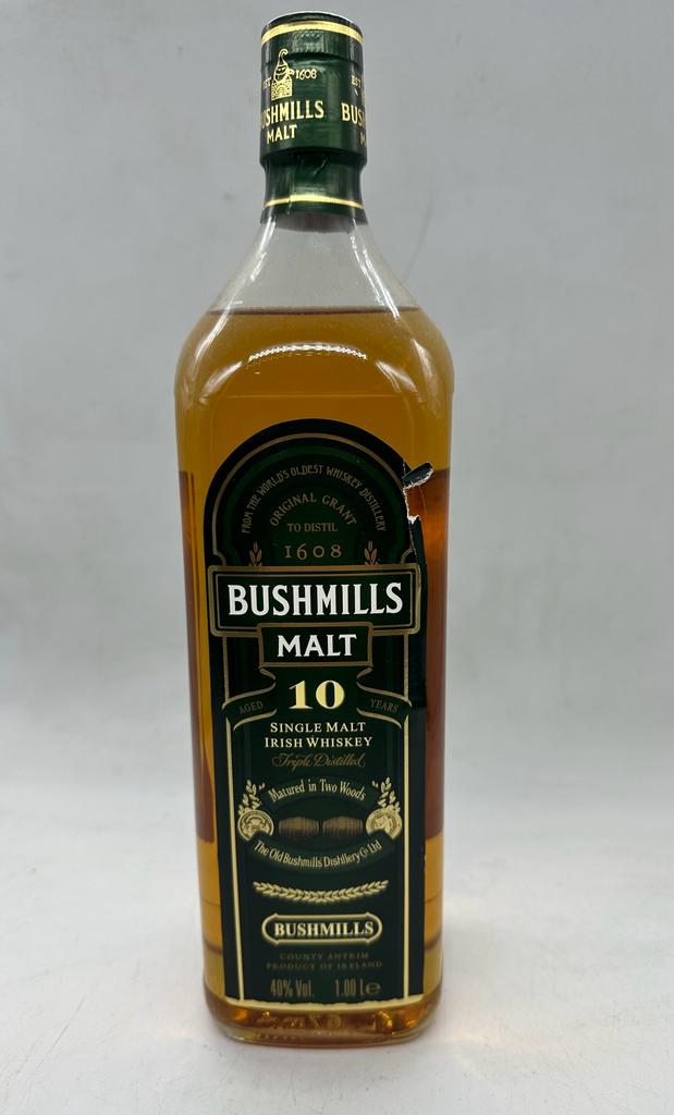 A Bottle of Bushmills Malt 10 Single Malt Irish Whiskey - Image 2 of 2