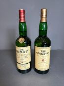 Two Bottles of The Glenlivet 12, Pure Single Malt Scotch Whisky