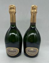 Two Bottles of Ruinart Champagne Brut